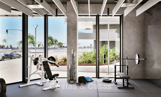 6 luxueux penthouses en duplex avec vue sur la mer à vendre directement sur la promenade de la plage du centre de Malaga 777571 