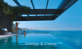 6 luxueux penthouses en duplex avec vue sur la mer à vendre directement sur la promenade de la plage du centre de Malaga 777574 