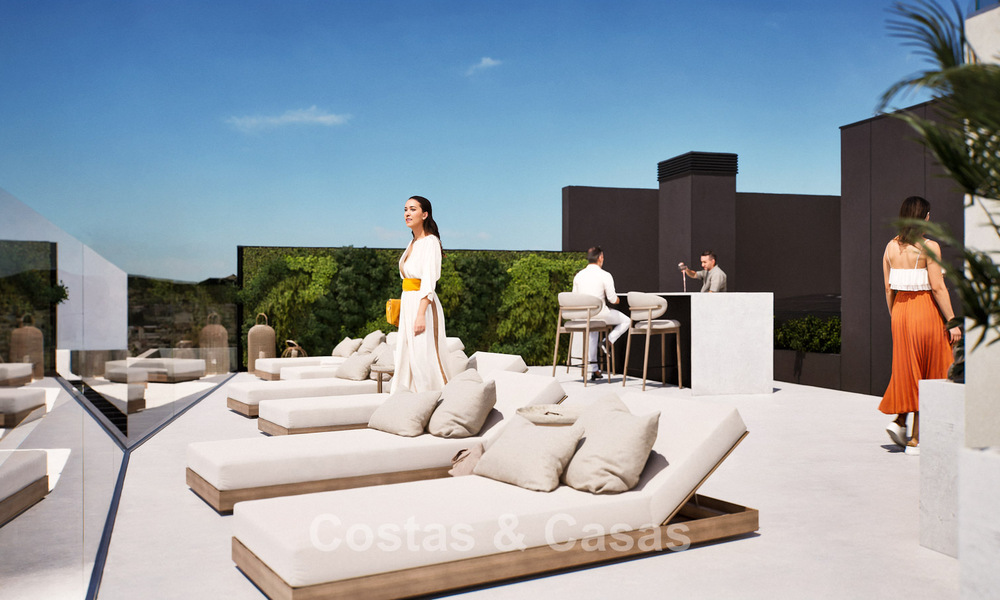 6 luxueux penthouses en duplex avec vue sur la mer à vendre directement sur la promenade de la plage du centre de Malaga 777575