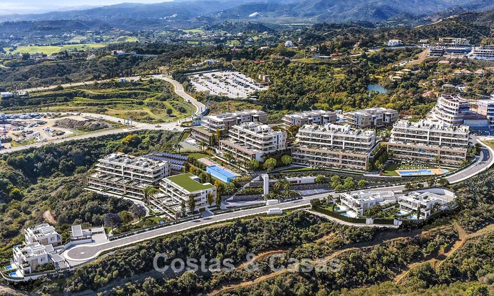 Projet d'appartements modernes et de villas jumelées à vendre sur le New Golden Mile entre Marbella et Estepona 777395