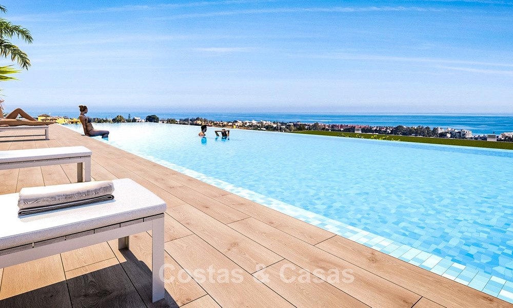 Projet d'appartements modernes et de villas jumelées à vendre sur le New Golden Mile entre Marbella et Estepona 777397