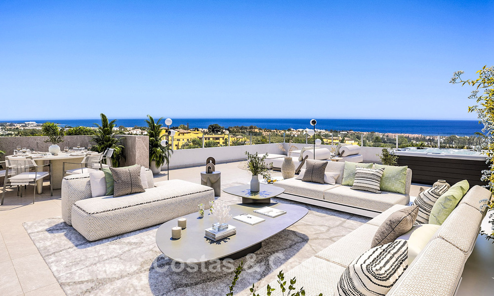 Projet d'appartements modernes et de villas jumelées à vendre sur le New Golden Mile entre Marbella et Estepona 777400
