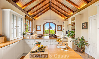 Spacieuse villa andalouse avec vue panoramique sur la mer à vendre dans un complexe de golf cinq étoiles à Marbella - Benahavis 777466 