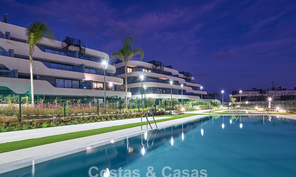 Penthouse neuf et prêt à emménager avec vue sur la mer à vendre sur le New Golden Mile entre Marbella et Estepona 777586