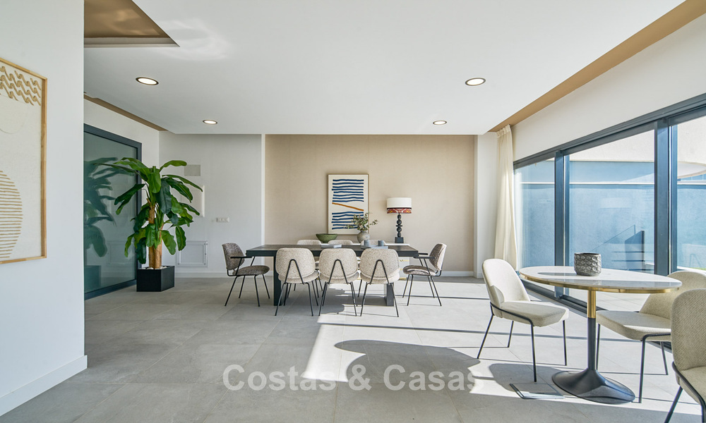 Penthouse neuf et prêt à emménager avec vue sur la mer à vendre sur le New Golden Mile entre Marbella et Estepona 777591