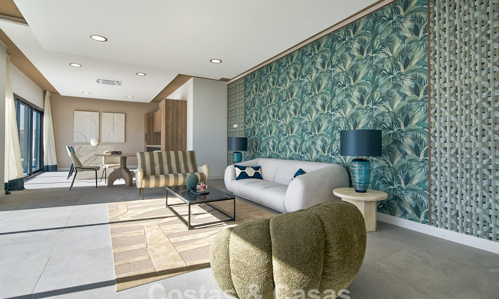 Penthouse neuf et prêt à emménager avec vue sur la mer à vendre sur le New Golden Mile entre Marbella et Estepona 777593