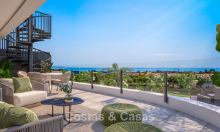 Penthouse neuf et prêt à emménager avec vue sur la mer à vendre sur le New Golden Mile entre Marbella et Estepona 777669 