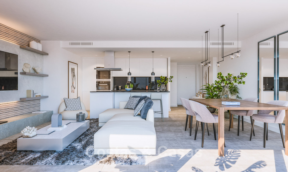 Penthouse neuf et prêt à emménager avec vue sur la mer à vendre sur le New Golden Mile entre Marbella et Estepona 777672
