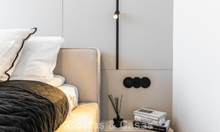 Villa en rangée de conception moderniste avec vue sur la mer à vendre dans un complexe de premier plan à Mijas Costa, Costa del Sol 777850 