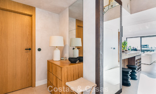 Villa en rangée de conception moderniste avec vue sur la mer à vendre dans un complexe de premier plan à Mijas Costa, Costa del Sol 777855 