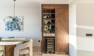 Villa en rangée de conception moderniste avec vue sur la mer à vendre dans un complexe de premier plan à Mijas Costa, Costa del Sol 777869 