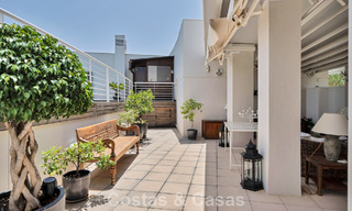 Luxueux penthouse en duplex avec piscine privée à vendre dans la Vallée du Golf de Nueva Andalucia, Marbella 777913 