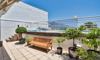 Luxueux penthouse en duplex avec piscine privée à vendre dans la Vallée du Golf de Nueva Andalucia, Marbella 777919 