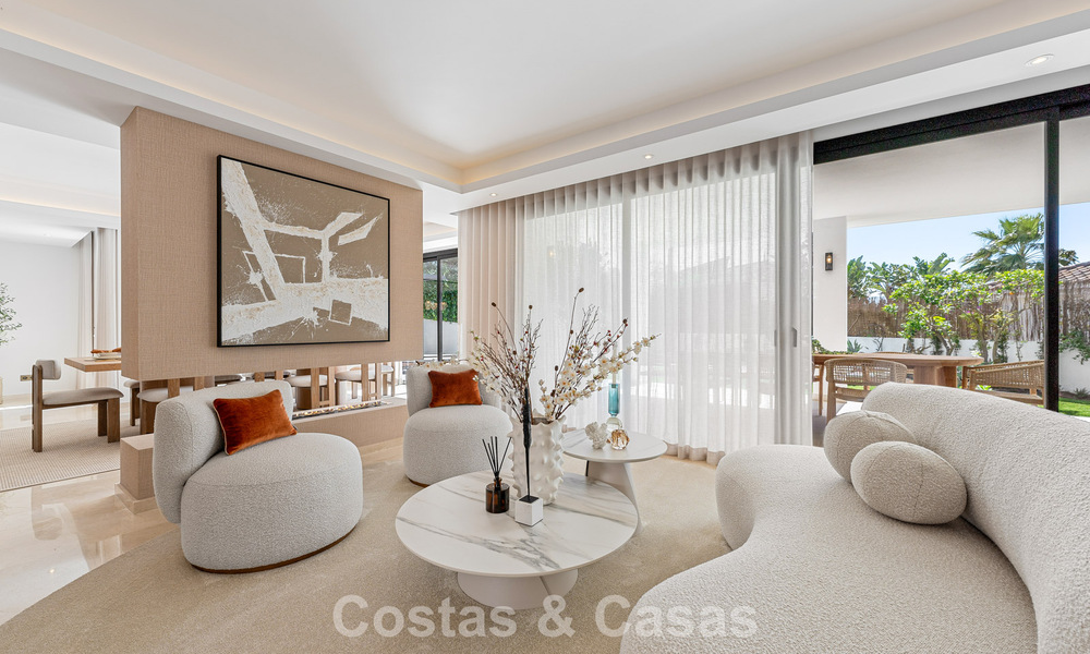 Prestigieuse villa de luxe rénovée de style traditionnel à vendre dans un quartier résidentiel calme de Nueva Andalucia, Marbella 778145