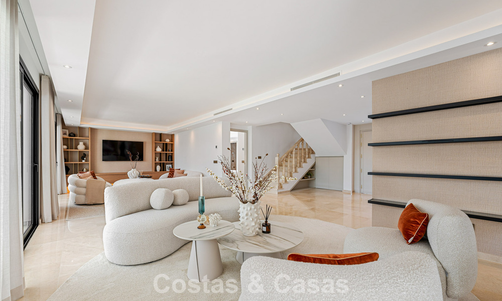 Prestigieuse villa de luxe rénovée de style traditionnel à vendre dans un quartier résidentiel calme de Nueva Andalucia, Marbella 778151