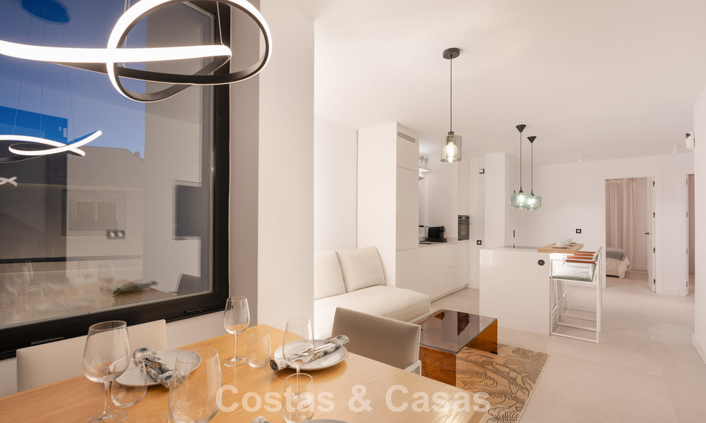 Penthouse moderne rénové à vendre dans la vallée du golf de Nueva Andalucia, Marbella 778031