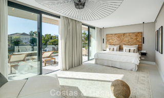 Villa de luxe moderniste avec vue sur la mer à vendre dans un quartier résidentiel privilégié à Nueva Andalucia, Marbella 778285 