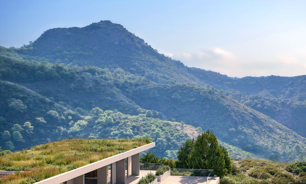 Villa au design innovant à vendre, nichée dans un environnement naturel, dans une communauté fermée de Marbella - Benahavis 778575