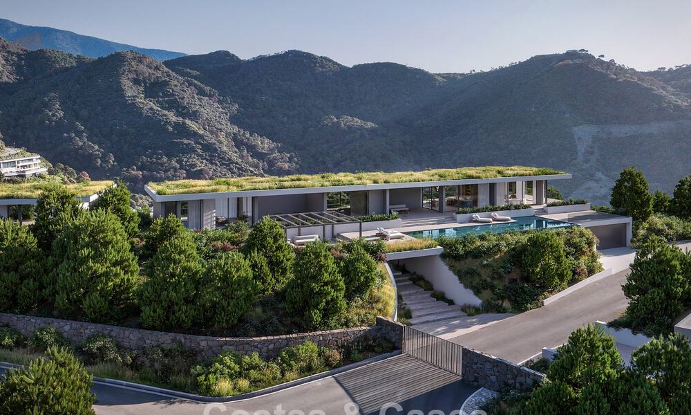 Villa au design innovant à vendre, nichée dans un environnement naturel, dans une communauté fermée de Marbella - Benahavis 778576
