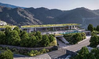 Villa au design innovant à vendre, nichée dans un environnement naturel, dans une communauté fermée de Marbella - Benahavis 778576 