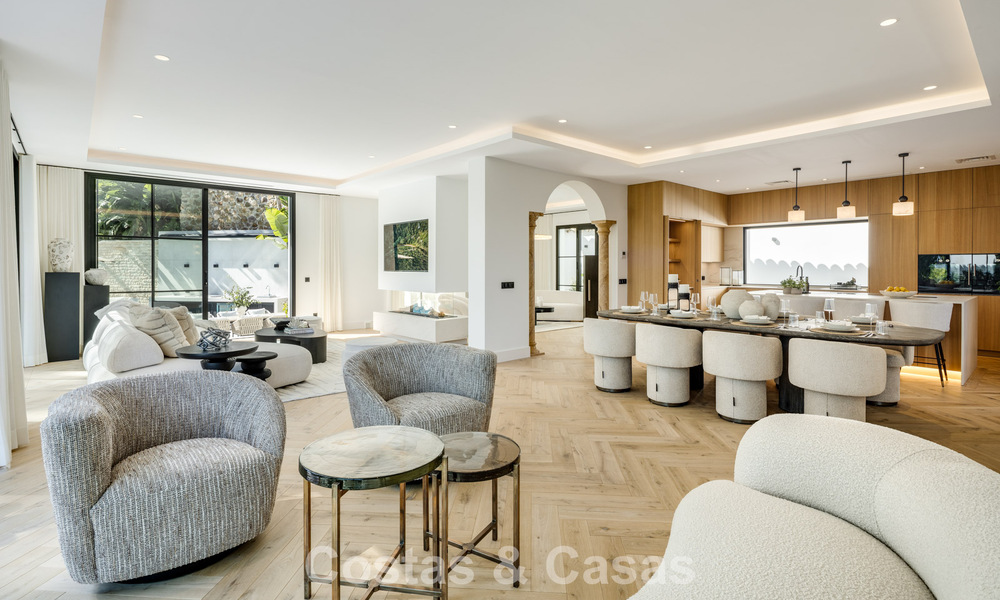 Superbe villa de luxe à vendre à l'architecture méditerranéenne contemporaine dans un complexe de golf, Marbella - Benahavis 778437