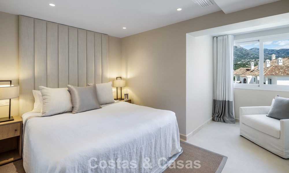 Magnifique penthouse en duplex rénové à vendre dans un complexe exclusif sur le prestigieux Golden Mile de Marbella 778625