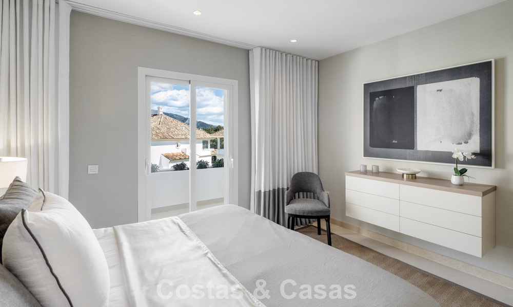 Magnifique penthouse en duplex rénové à vendre dans un complexe exclusif sur le prestigieux Golden Mile de Marbella 778629