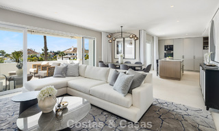 Magnifique penthouse en duplex rénové à vendre dans un complexe exclusif sur le prestigieux Golden Mile de Marbella 778635 