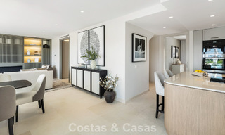 Penthouse en duplex rénové à vendre dans un complexe de luxe fermé sur le très recherché Golden Mile de Marbella 778657 