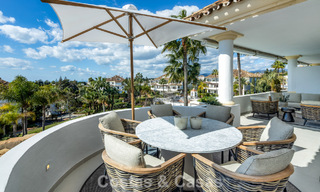 Penthouse en duplex rénové à vendre dans un complexe de luxe fermé sur le très recherché Golden Mile de Marbella 778658 