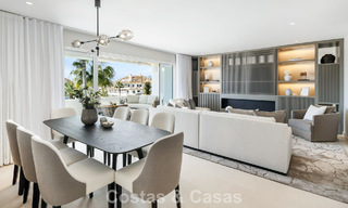 Penthouse en duplex rénové à vendre dans un complexe de luxe fermé sur le très recherché Golden Mile de Marbella 778660 
