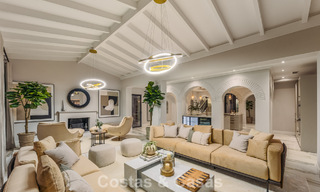 Villa de luxe raffinée de style méditerranéen moderne à vendre avec vue sur la mer dans un complexe fermé sur le Golden Mile de Marbella 778755 
