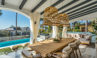 Villa de luxe raffinée de style méditerranéen moderne à vendre avec vue sur la mer dans un complexe fermé sur le Golden Mile de Marbella 778756 