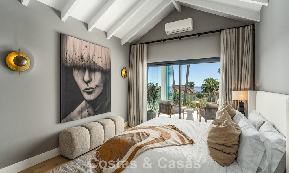 Villa de luxe raffinée de style méditerranéen moderne à vendre avec vue sur la mer dans un complexe fermé sur le Golden Mile de Marbella 778765