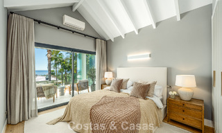 Villa de luxe raffinée de style méditerranéen moderne à vendre avec vue sur la mer dans un complexe fermé sur le Golden Mile de Marbella 778769 