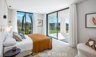 Villa de luxe sophistiquée avec vue panoramique sur la mer à vendre dans la communauté fermée de La Quinta, Marbella - Benahavis 800525 