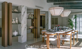 Villa de luxe contemporaine rénovée, prête à emménager, à vendre au cœur de la vallée du golf de Nueva Andalucia, Marbella 778832 
