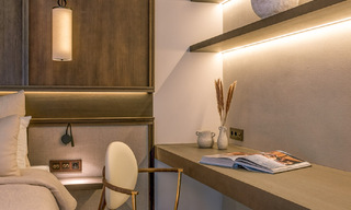 Villa de luxe contemporaine rénovée, prête à emménager, à vendre au cœur de la vallée du golf de Nueva Andalucia, Marbella 778841 