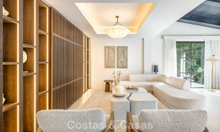 Villa de luxe contemporaine rénovée, prête à emménager, à vendre au cœur de la vallée du golf de Nueva Andalucia, Marbella 796805 