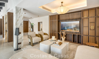 Villa de luxe contemporaine rénovée, prête à emménager, à vendre au cœur de la vallée du golf de Nueva Andalucia, Marbella 796806 