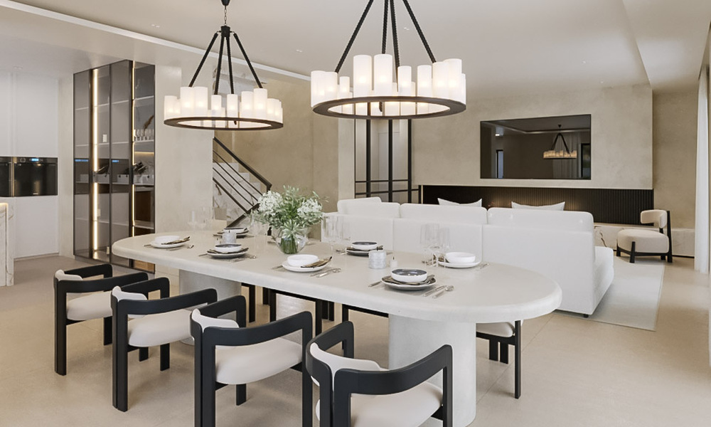 Projet de rénovation: villa de luxe à vendre au design moderne et méditerranéen avec vue sur la mer à Nueva Andalucia, Marbella 779070