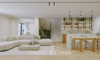 Projet de rénovation: villa de luxe à vendre au design moderne et méditerranéen avec vue sur la mer à Nueva Andalucia, Marbella 779071 