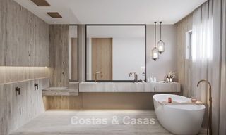 Projet de rénovation: villa de luxe à vendre au design moderne et méditerranéen avec vue sur la mer à Nueva Andalucia, Marbella 779074 