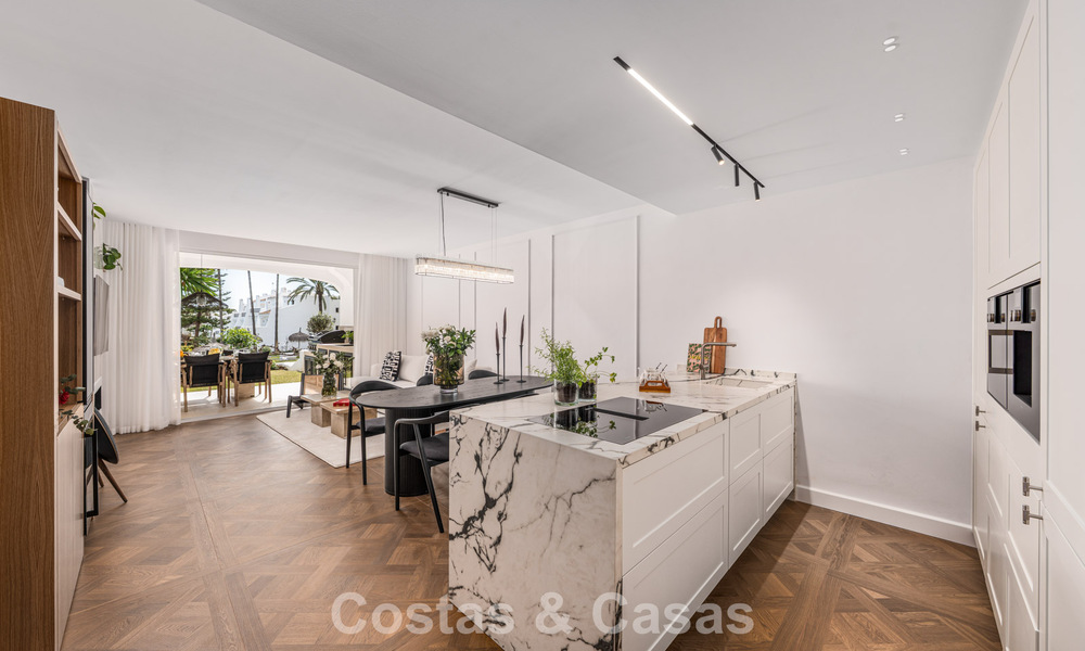 Appartement de plage rénové de première classe avec vue sur la mer à vendre sur le Golden Mile de Marbella 779039