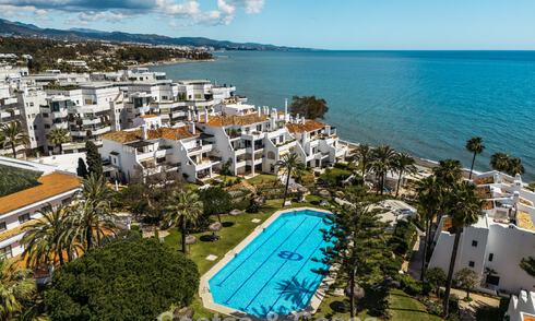 Appartement de plage rénové de première classe avec vue sur la mer à vendre sur le Golden Mile de Marbella 779052