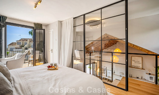 Maison rénovée dans un style andalou intemporel avec vue sur la mer à vendre située sur le Golden Mile de Marbella 778975 