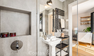 Maison rénovée dans un style andalou intemporel avec vue sur la mer à vendre située sur le Golden Mile de Marbella 778978 