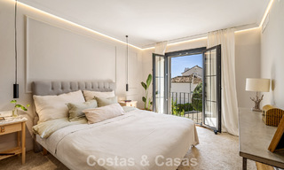 Maison rénovée dans un style andalou intemporel avec vue sur la mer à vendre située sur le Golden Mile de Marbella 778986 