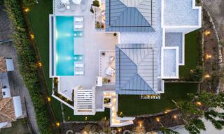 Villa de luxe moderniste flambant neuve à vendre dans le quartier résidentiel exclusif et fermé de La Quinta, Marbella - Benahavis 778997 