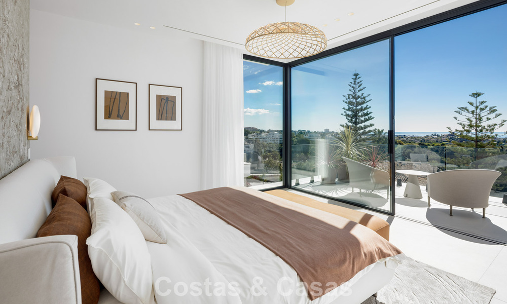 Villa de luxe moderniste flambant neuve à vendre dans le quartier résidentiel exclusif et fermé de La Quinta, Marbella - Benahavis 779008